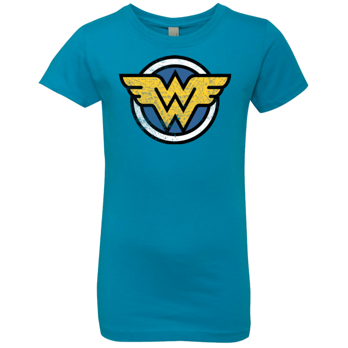 T-Shirts Turquoise / YXS WONDER WOMAN Girls Premium T-Shirt