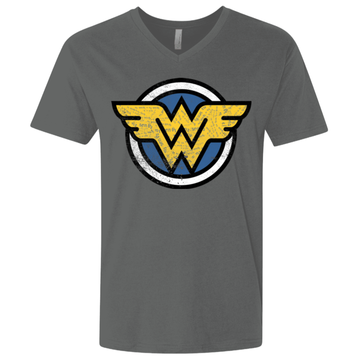 T-Shirts Heavy Metal / X-Small WONDER WOMAN Men's Premium V-Neck