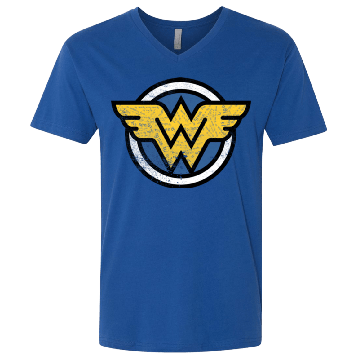 T-Shirts Royal / X-Small WONDER WOMAN Men's Premium V-Neck
