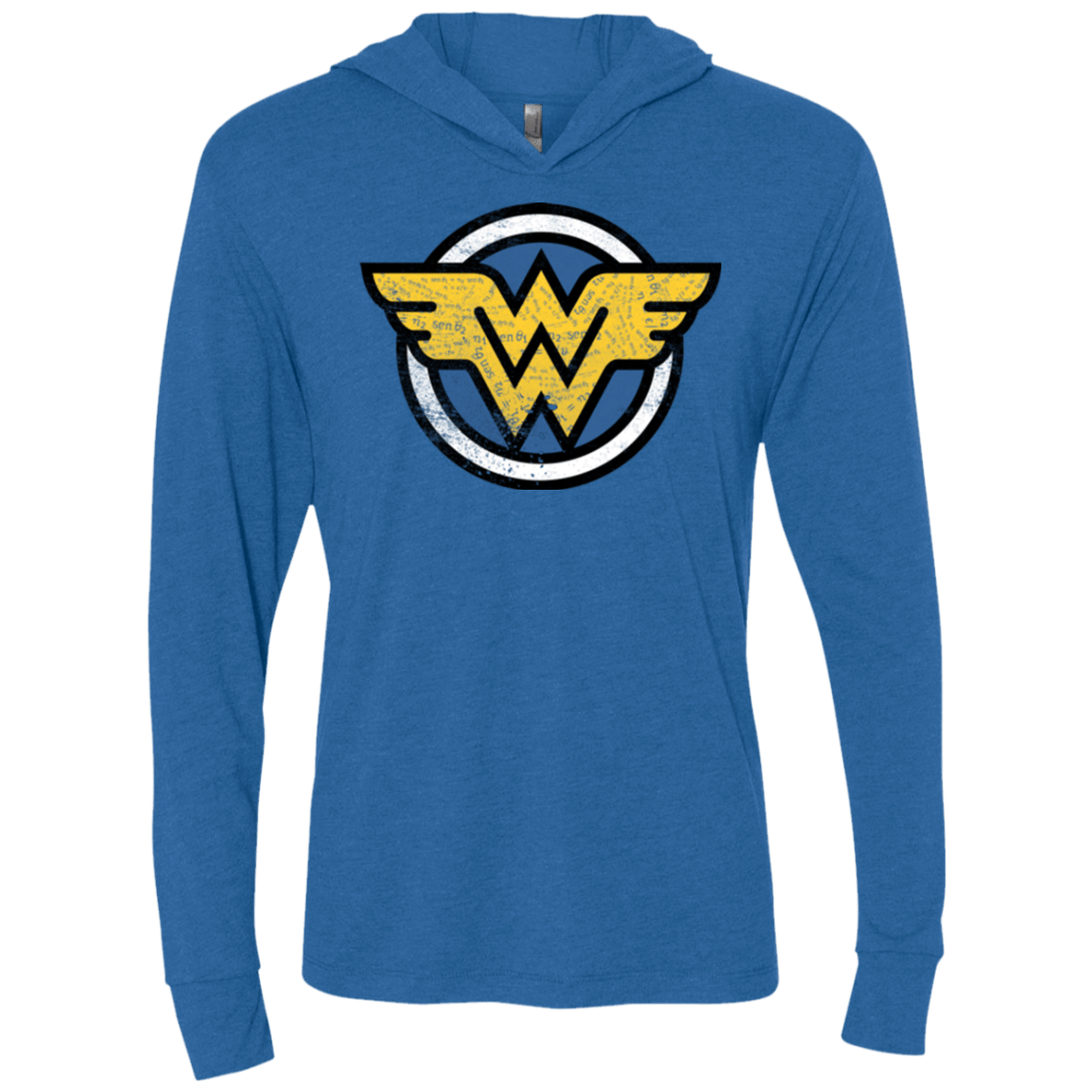 T-Shirts Vintage Royal / X-Small WONDER WOMAN Triblend Long Sleeve Hoodie Tee