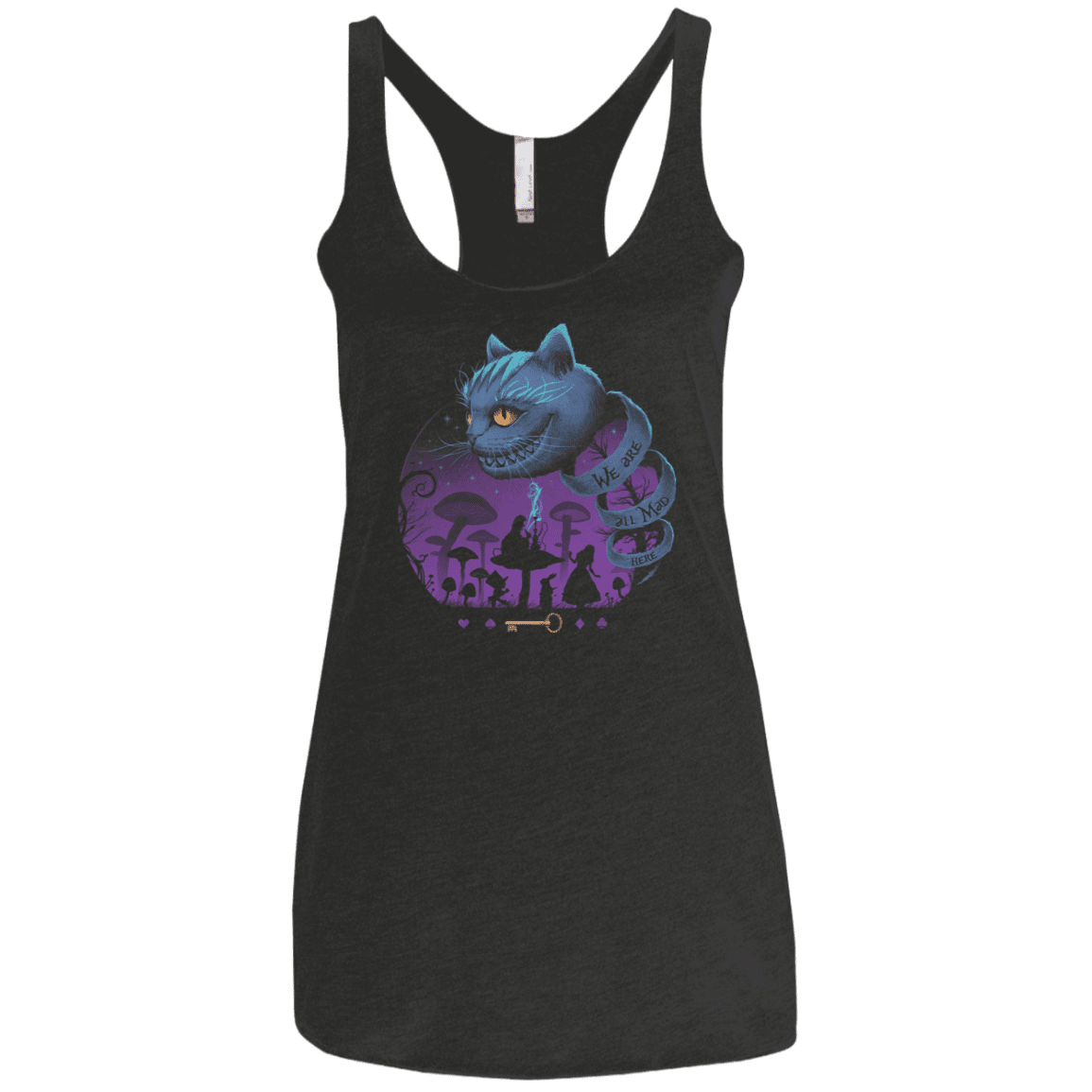 T-Shirts Vintage Black / X-Small Wonderful Madness Women's Triblend Racerback Tank