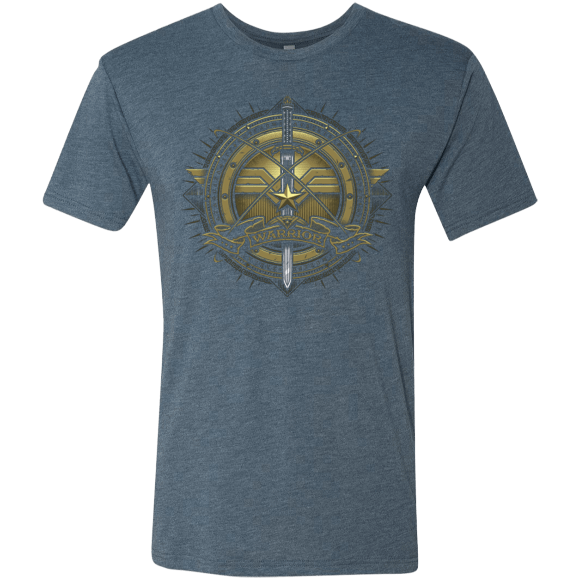 T-Shirts Indigo / Small Wonderfull Warrior Men's Triblend T-Shirt