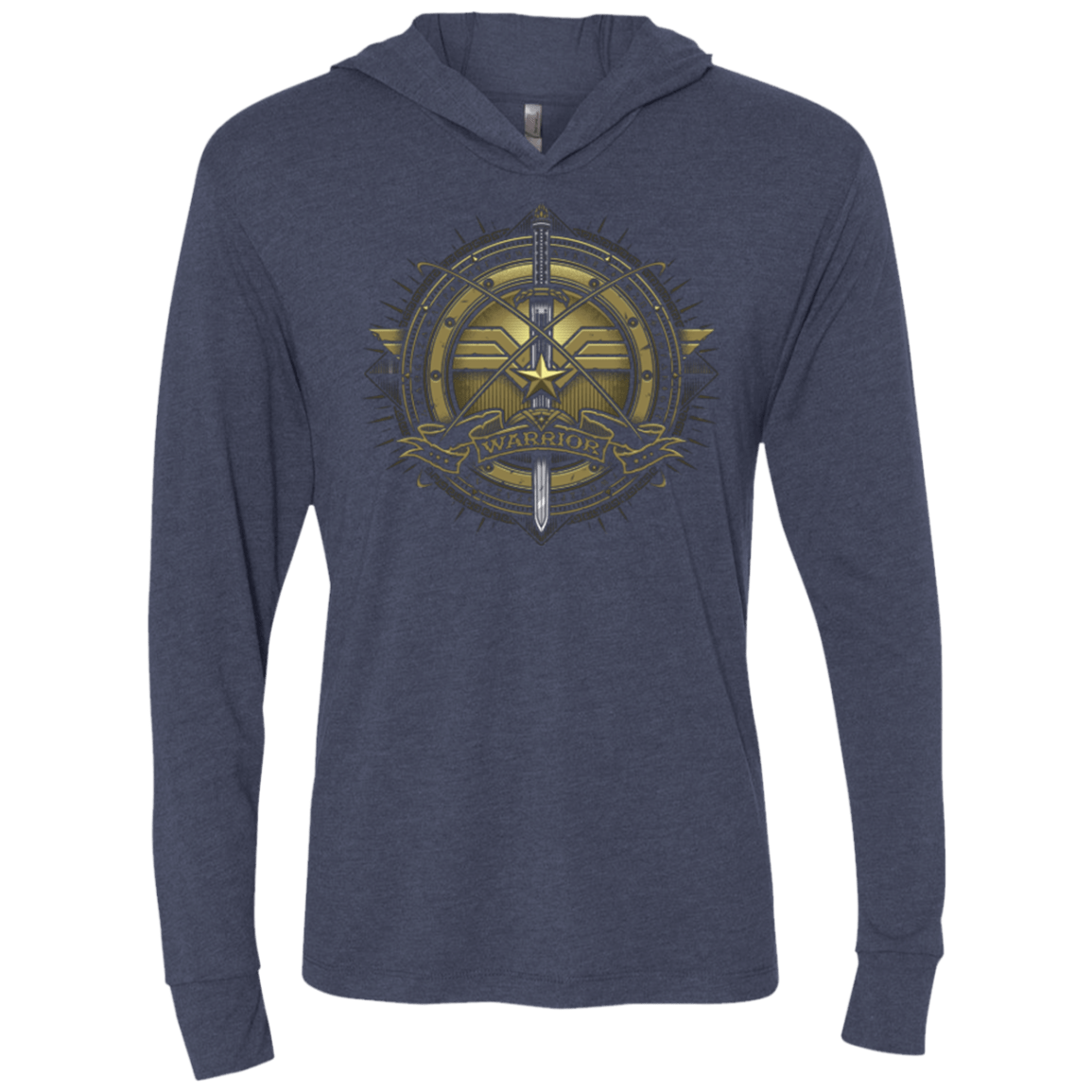 T-Shirts Vintage Navy / X-Small Wonderfull Warrior Triblend Long Sleeve Hoodie Tee