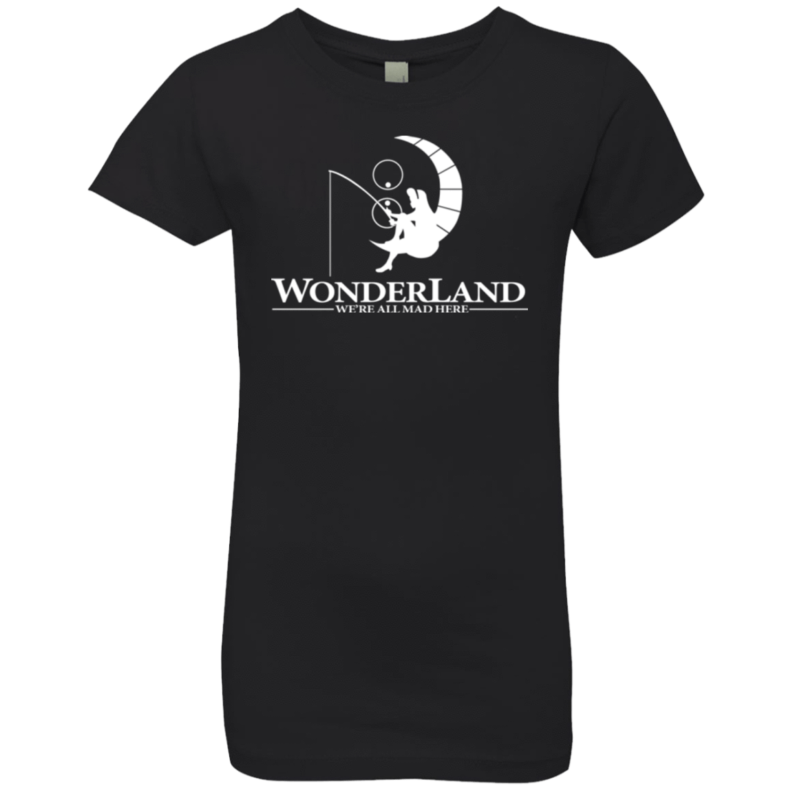 T-Shirts Black / YXS Wonderland Animation Girls Premium T-Shirt