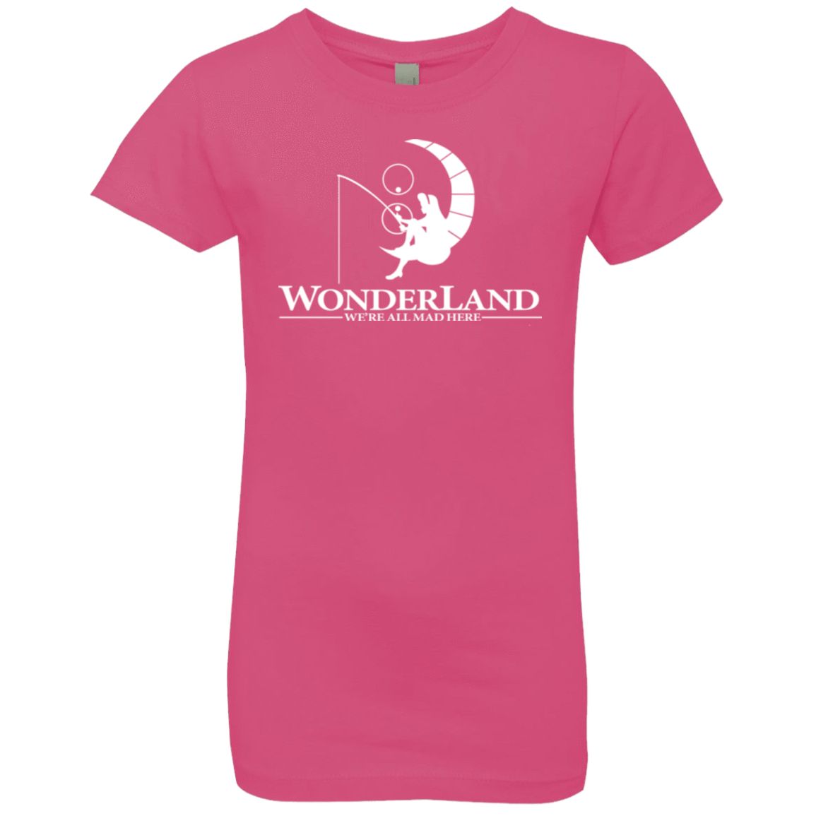 T-Shirts Hot Pink / YXS Wonderland Animation Girls Premium T-Shirt