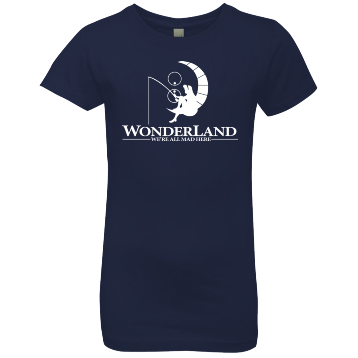 T-Shirts Midnight Navy / YXS Wonderland Animation Girls Premium T-Shirt