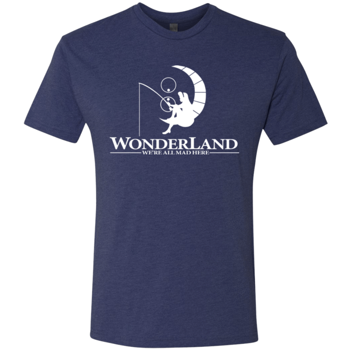 T-Shirts Vintage Navy / Small Wonderland Animation Men's Triblend T-Shirt