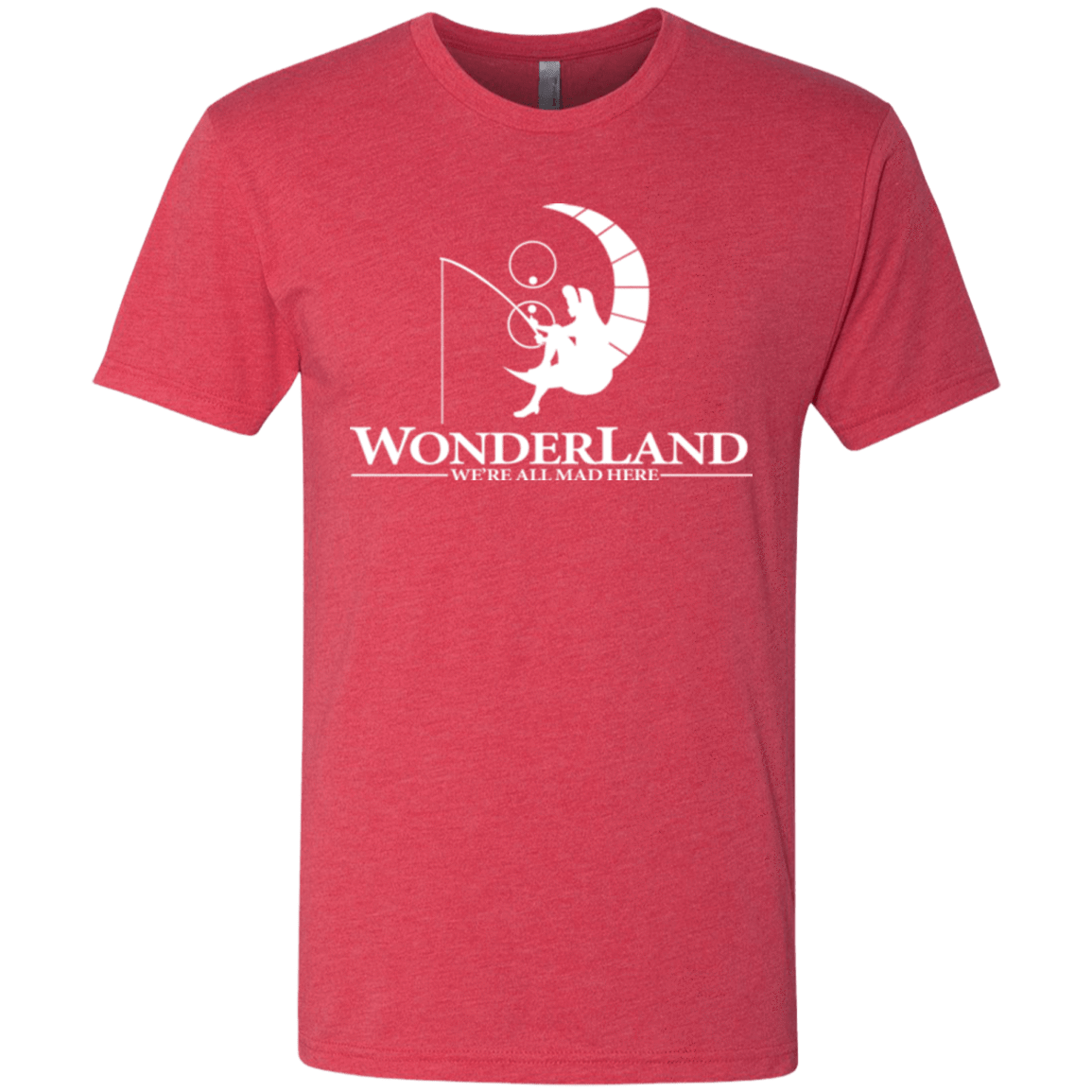 T-Shirts Vintage Red / Small Wonderland Animation Men's Triblend T-Shirt