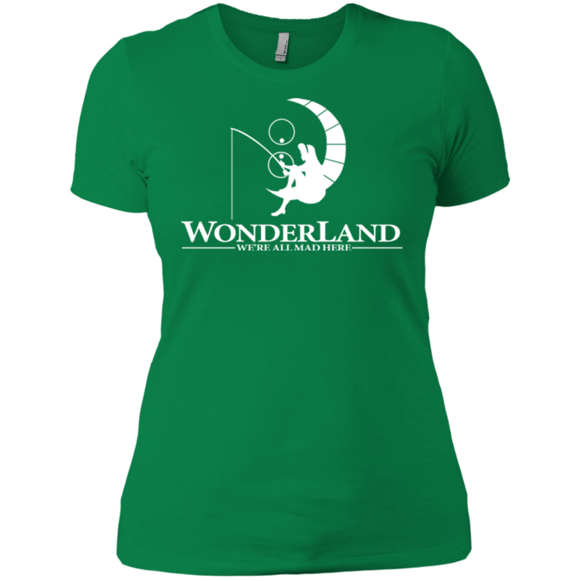 T-Shirts Kelly Green / X-Small Wonderland Animation Women's Premium T-Shirt