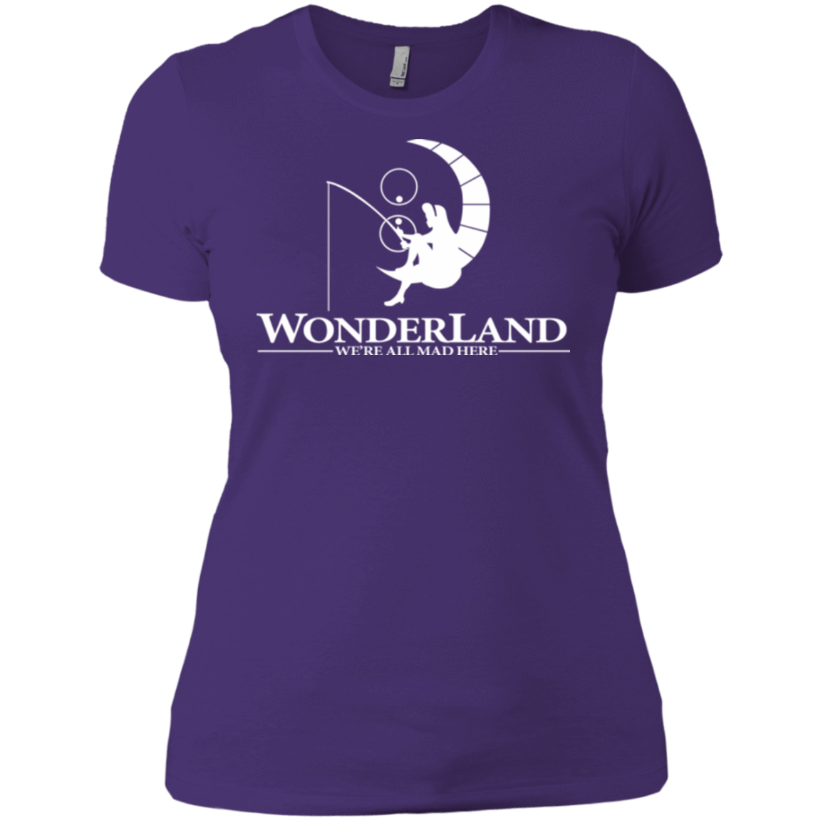 T-Shirts Purple / X-Small Wonderland Animation Women's Premium T-Shirt