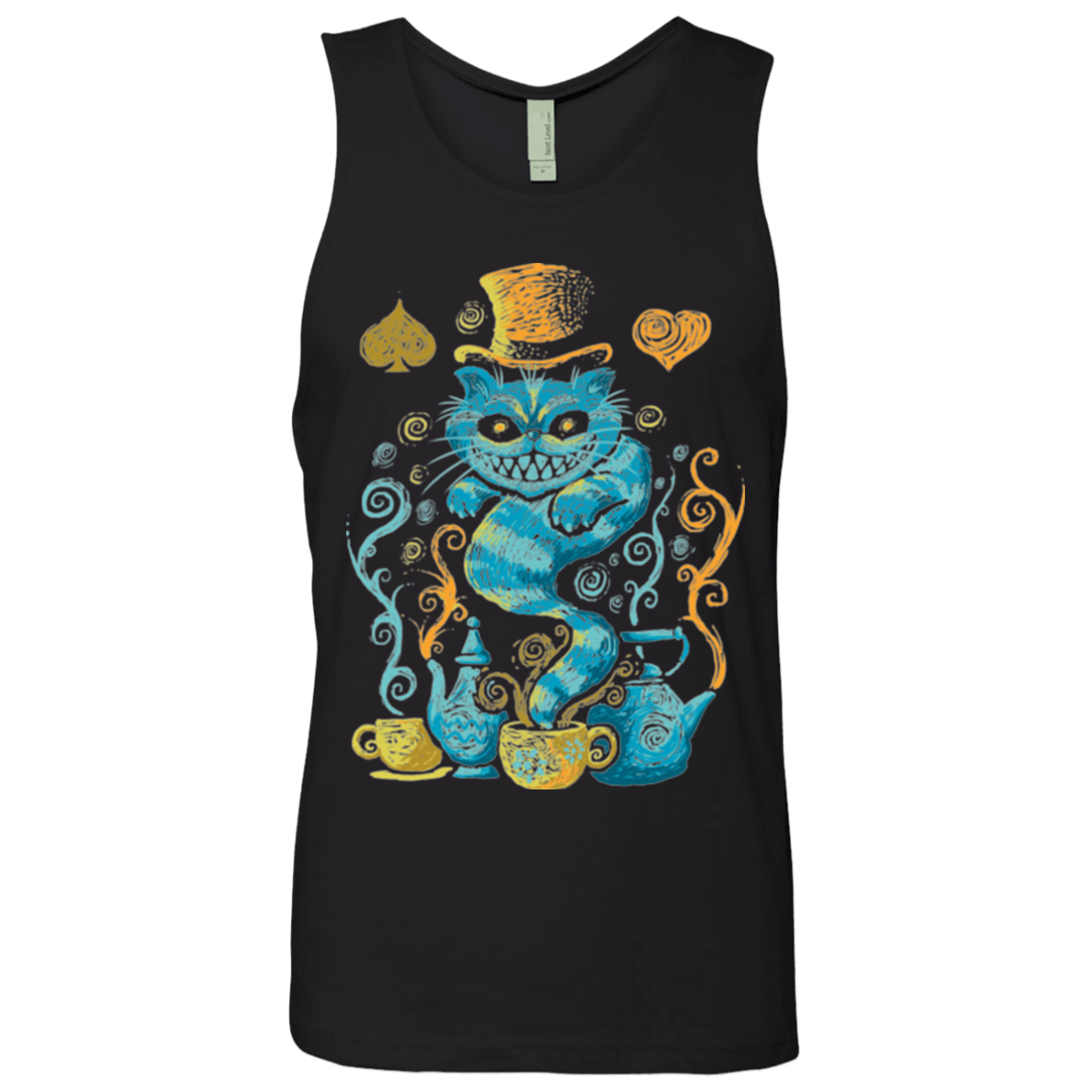 T-Shirts Black / Small WONDERLAND IMPRESSIONS Men's Premium Tank Top