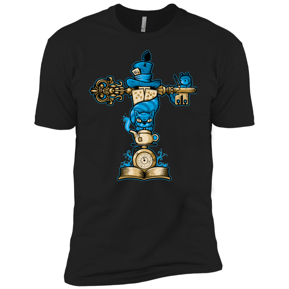 T-Shirts Black / YXS Wonderland Totem Boys Premium T-Shirt