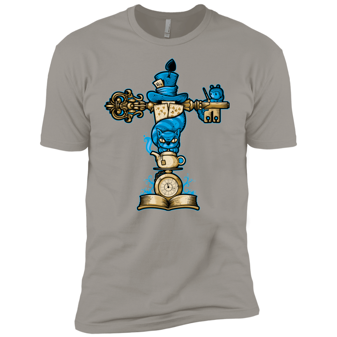 T-Shirts Light Grey / YXS Wonderland Totem Boys Premium T-Shirt