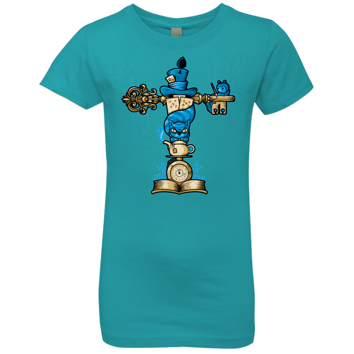 Wonderland Totem Girls Premium T-Shirt