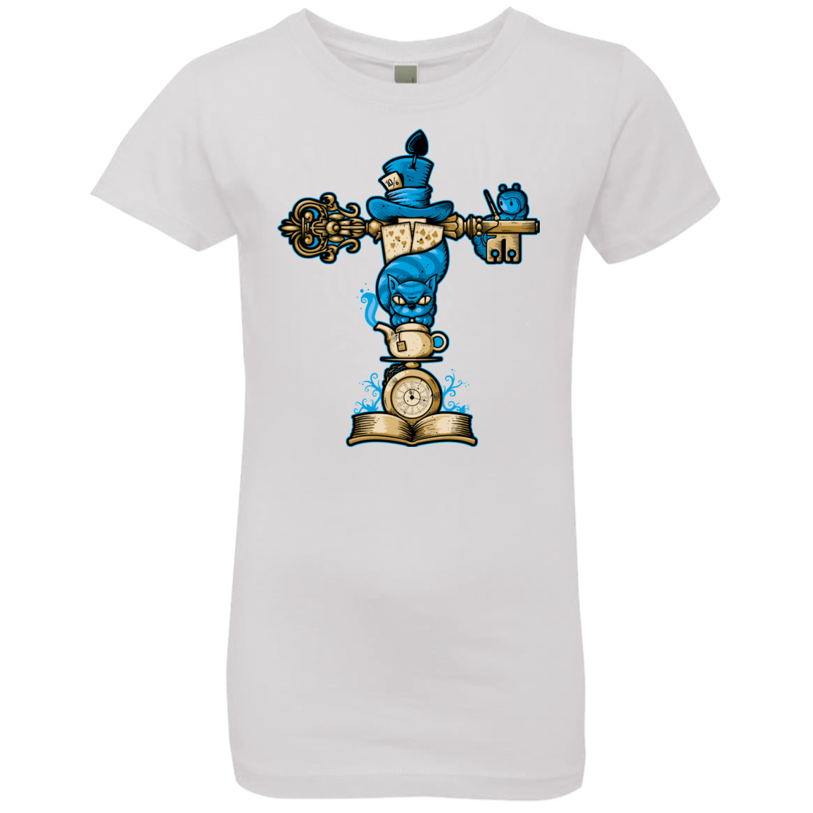 T-Shirts White / YXS Wonderland Totem Girls Premium T-Shirt