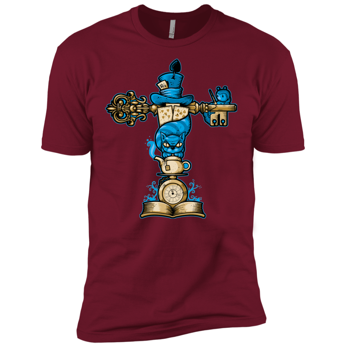 T-Shirts Cardinal / X-Small Wonderland Totem Men's Premium T-Shirt
