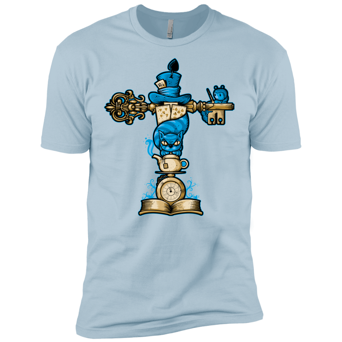 T-Shirts Light Blue / X-Small Wonderland Totem Men's Premium T-Shirt