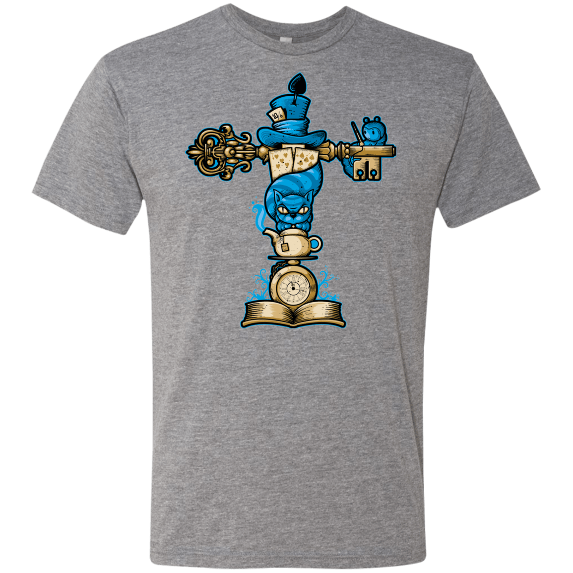 T-Shirts Premium Heather / Small Wonderland Totem Men's Triblend T-Shirt