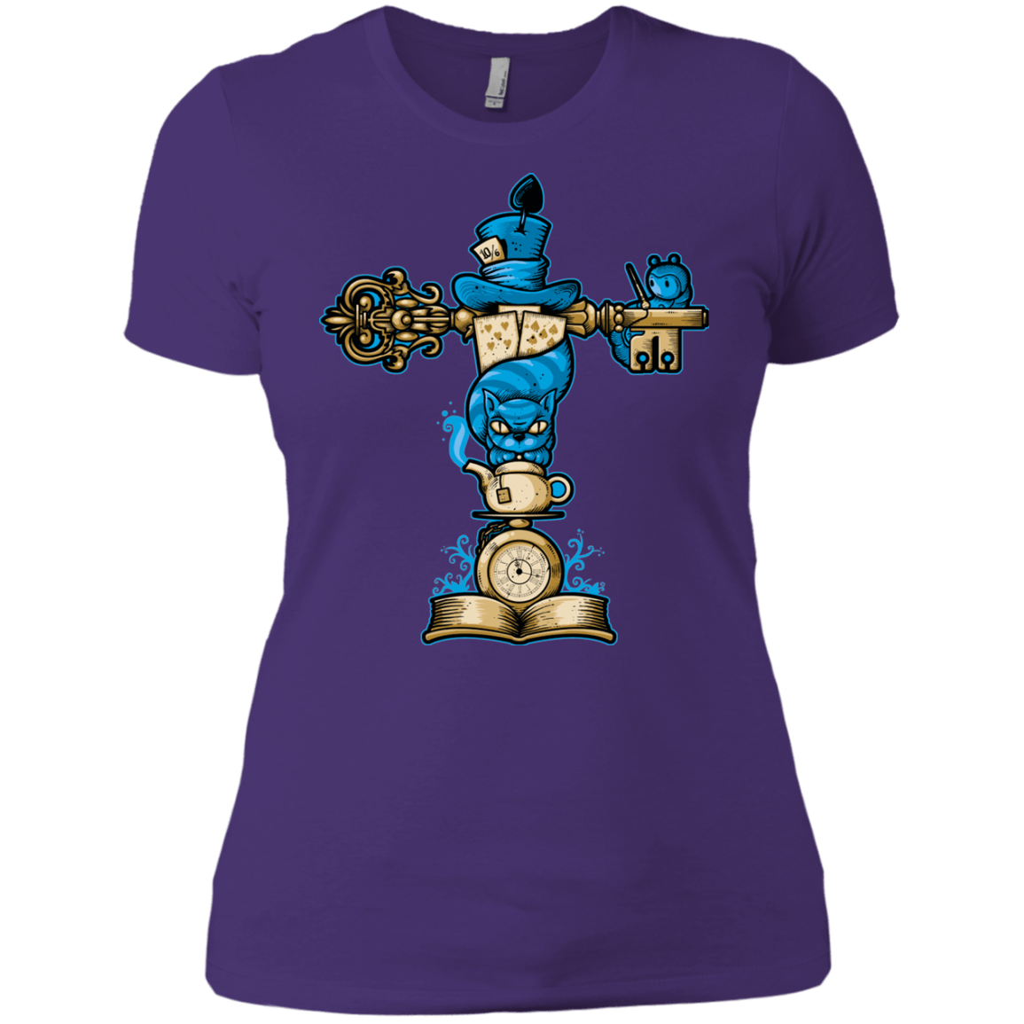 T-Shirts Purple / X-Small Wonderland Totem Women's Premium T-Shirt