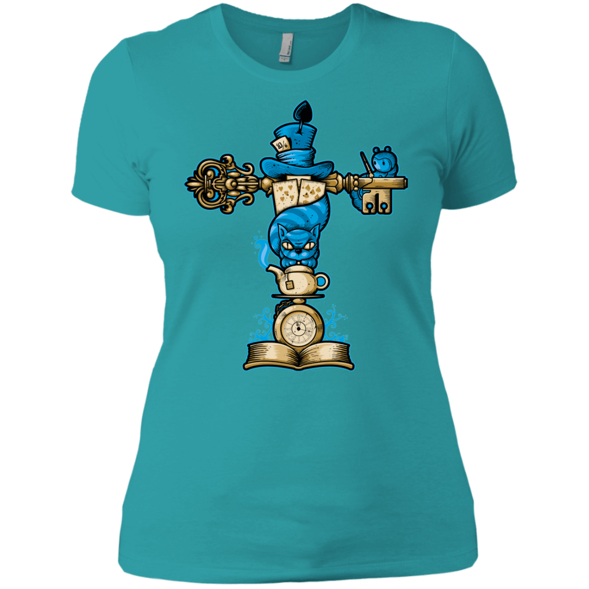 T-Shirts Tahiti Blue / X-Small Wonderland Totem Women's Premium T-Shirt