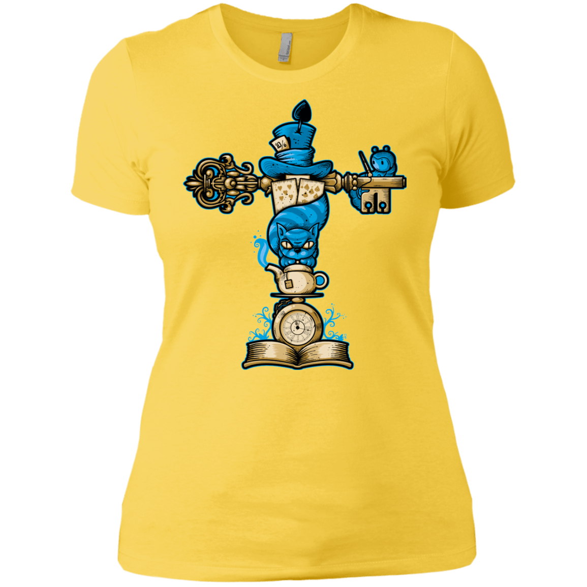 T-Shirts Vibrant Yellow / X-Small Wonderland Totem Women's Premium T-Shirt