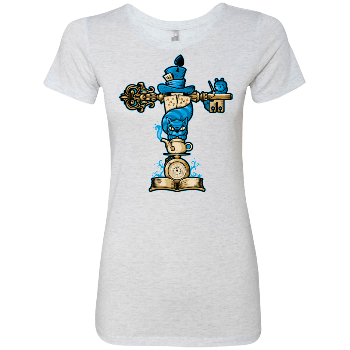 T-Shirts Heather White / Small Wonderland Totem Women's Triblend T-Shirt