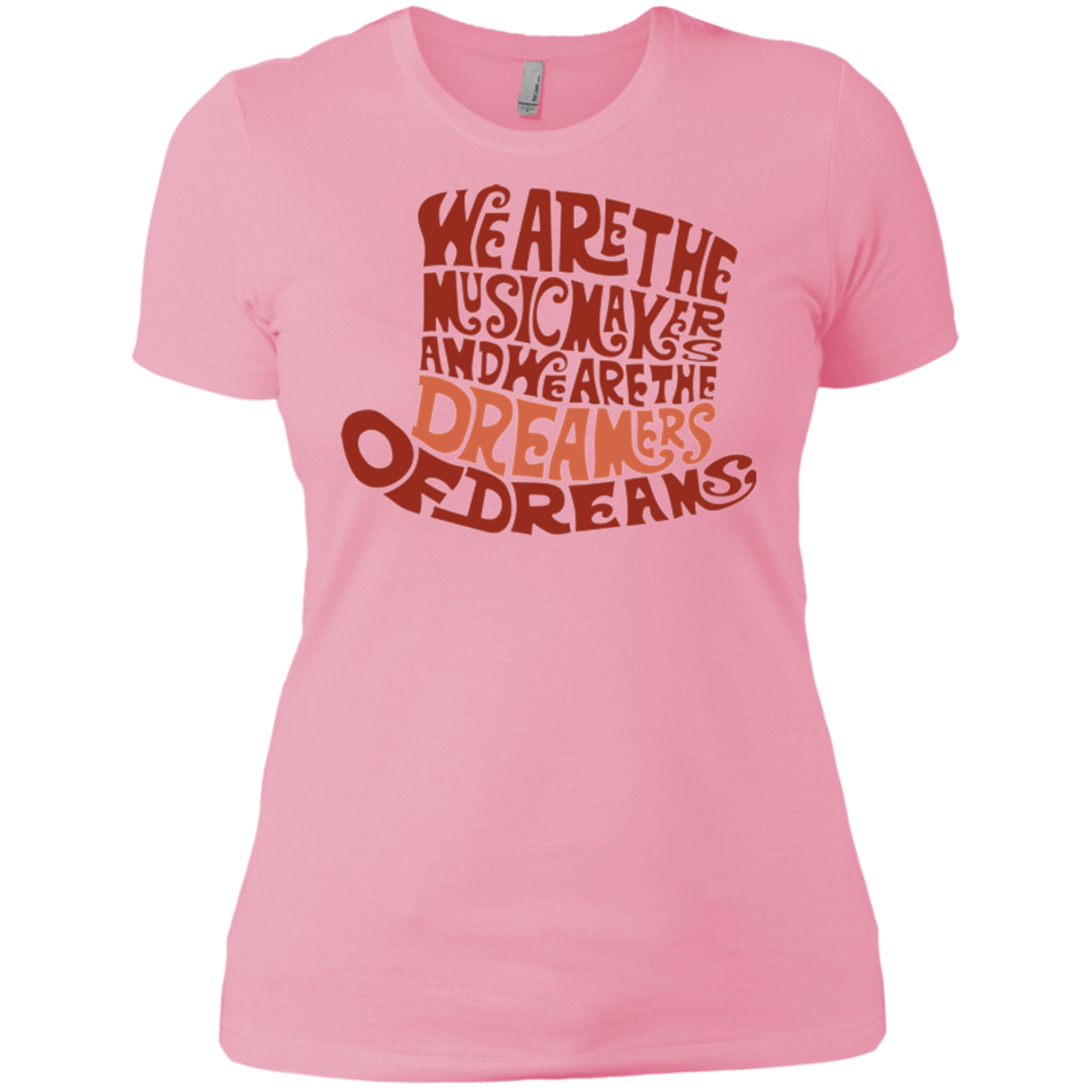 T-Shirts Light Pink / X-Small Wonka Brown Women's Premium T-Shirt