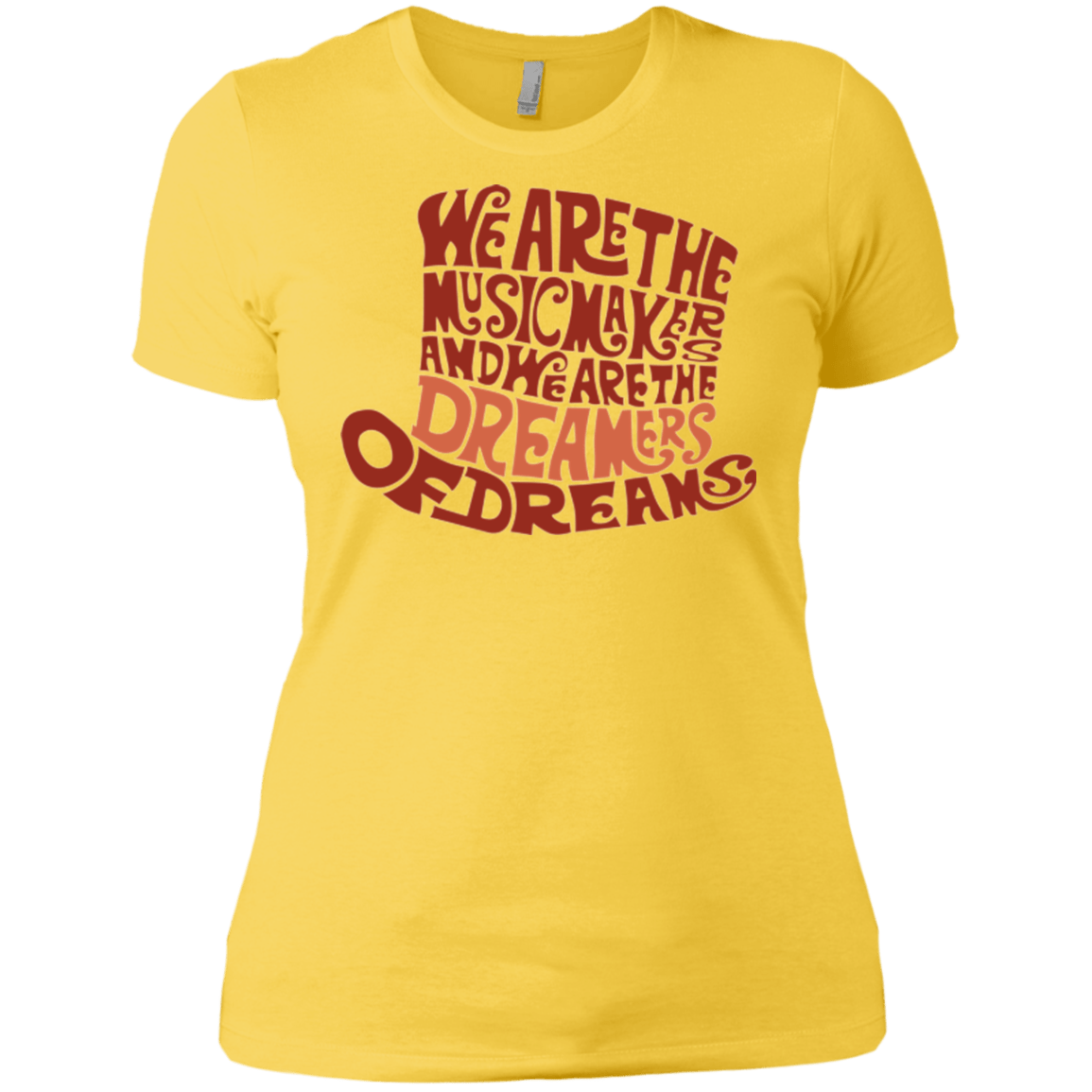 T-Shirts Vibrant Yellow / X-Small Wonka Brown Women's Premium T-Shirt