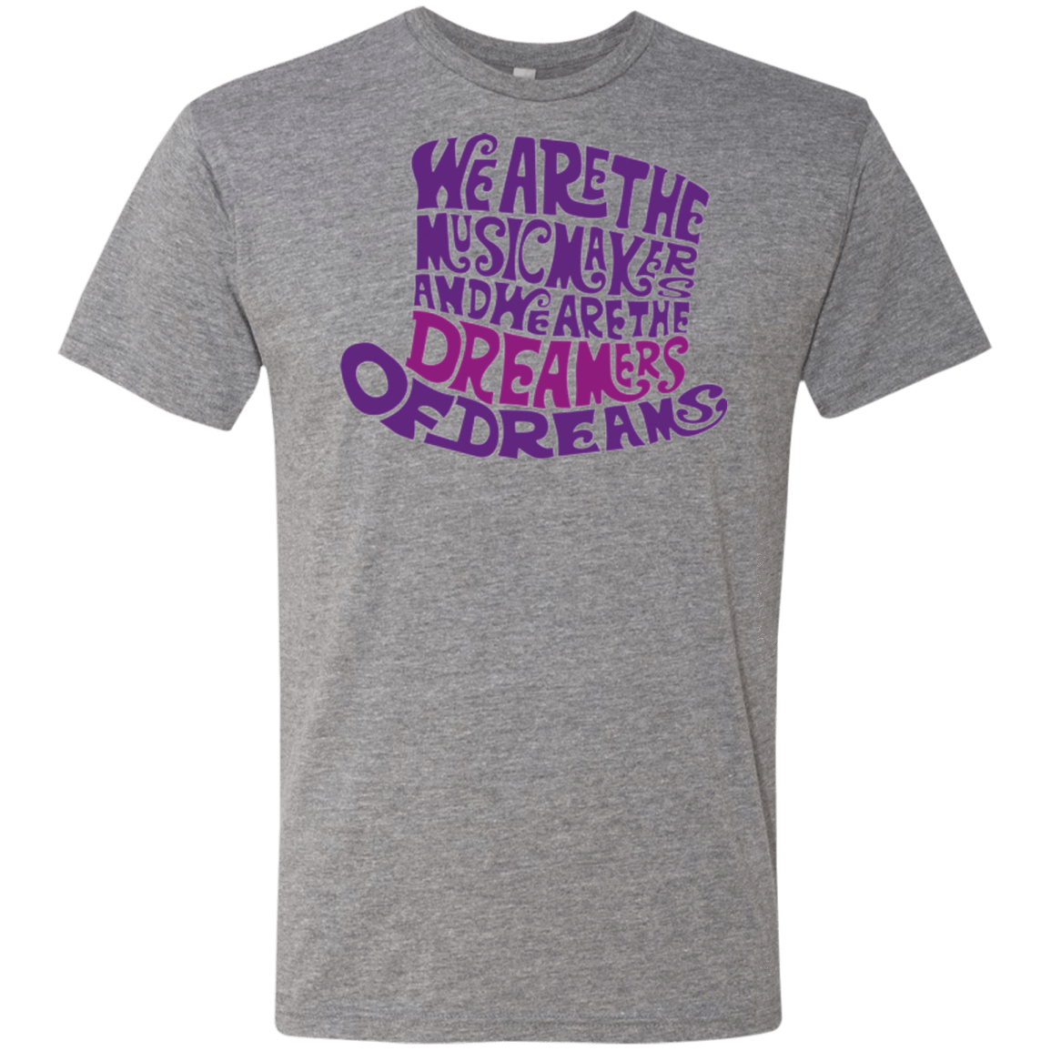 T-Shirts Premium Heather / Small Wonka Purple Men's Triblend T-Shirt