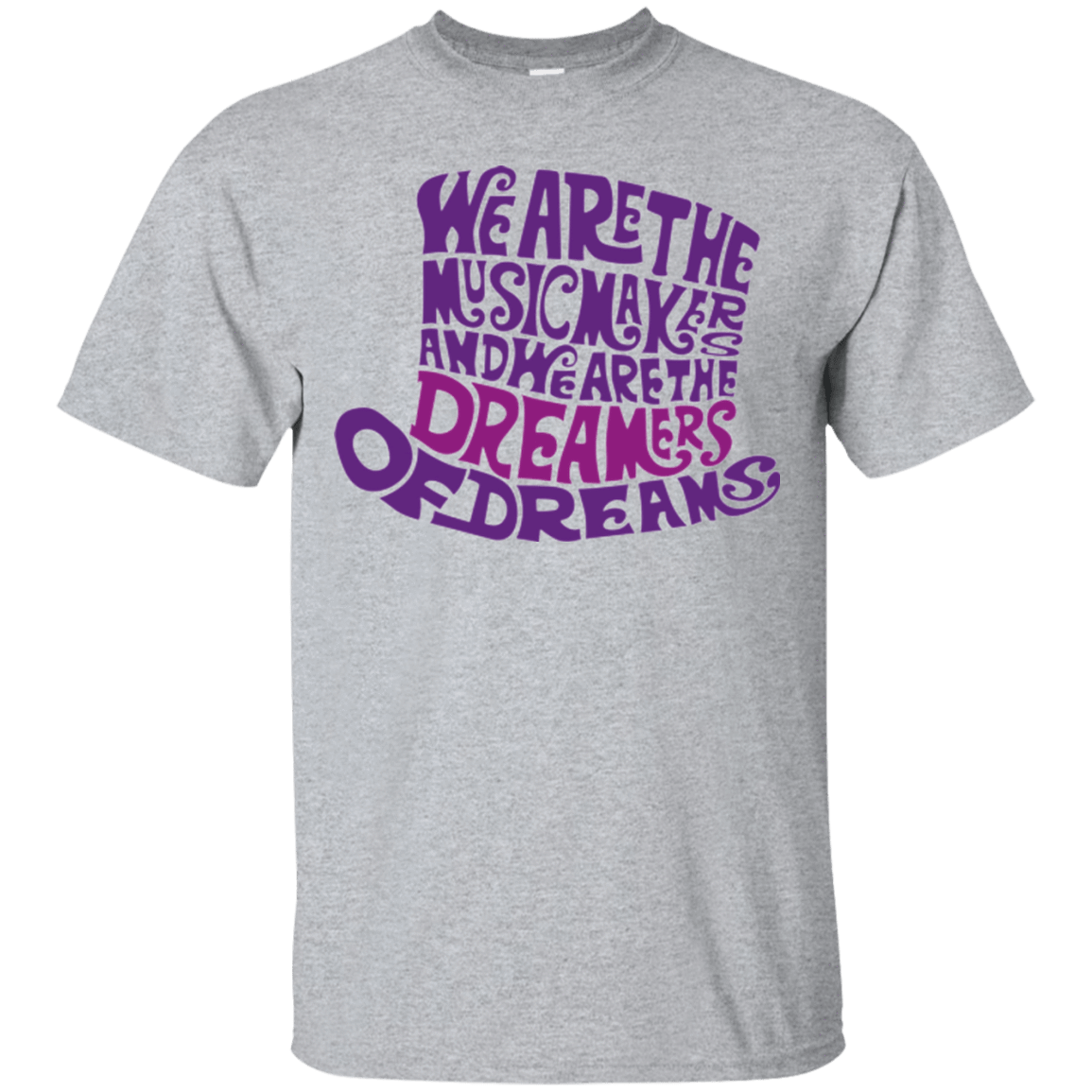 T-Shirts Sport Grey / Small Wonka Purple T-Shirt