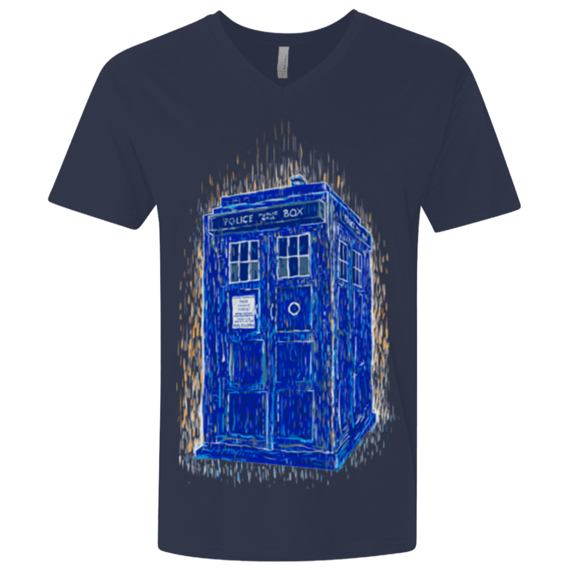 T-Shirts Midnight Navy / X-Small Woodcutardis Men's Premium V-Neck