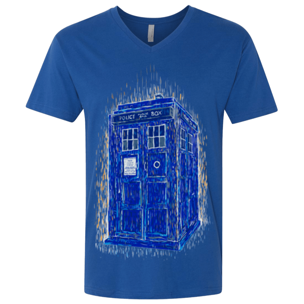 T-Shirts Royal / X-Small Woodcutardis Men's Premium V-Neck