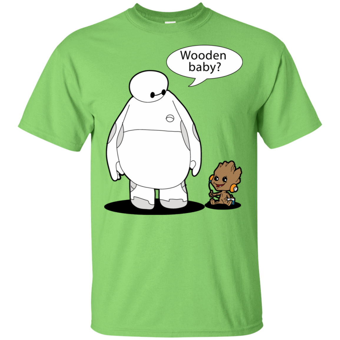 T-Shirts Lime / S Wooden Baby T-Shirt