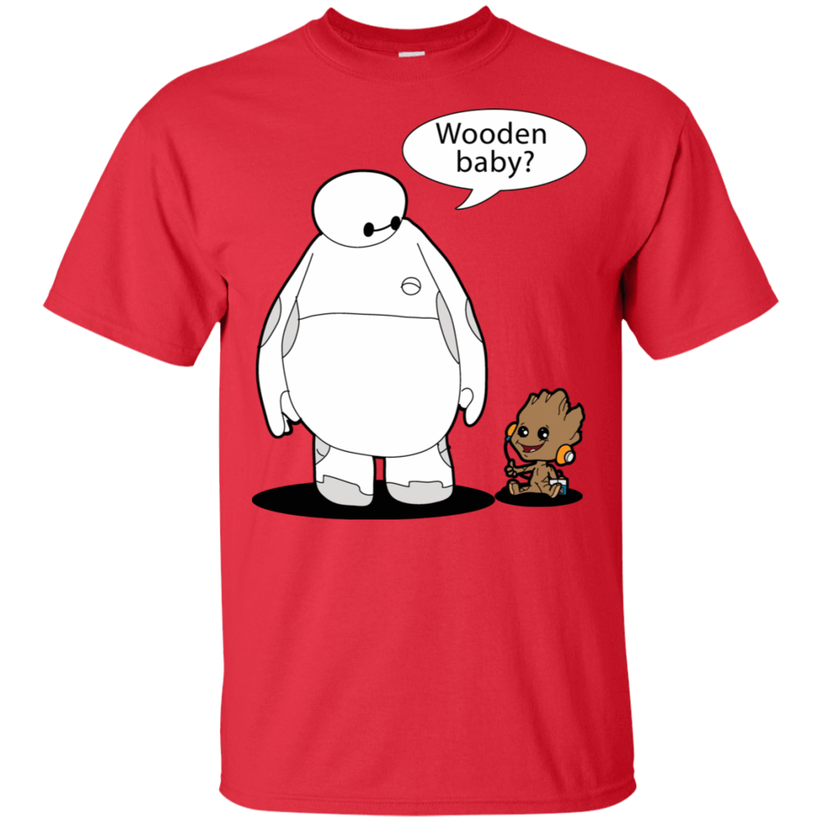 T-Shirts Red / S Wooden Baby T-Shirt