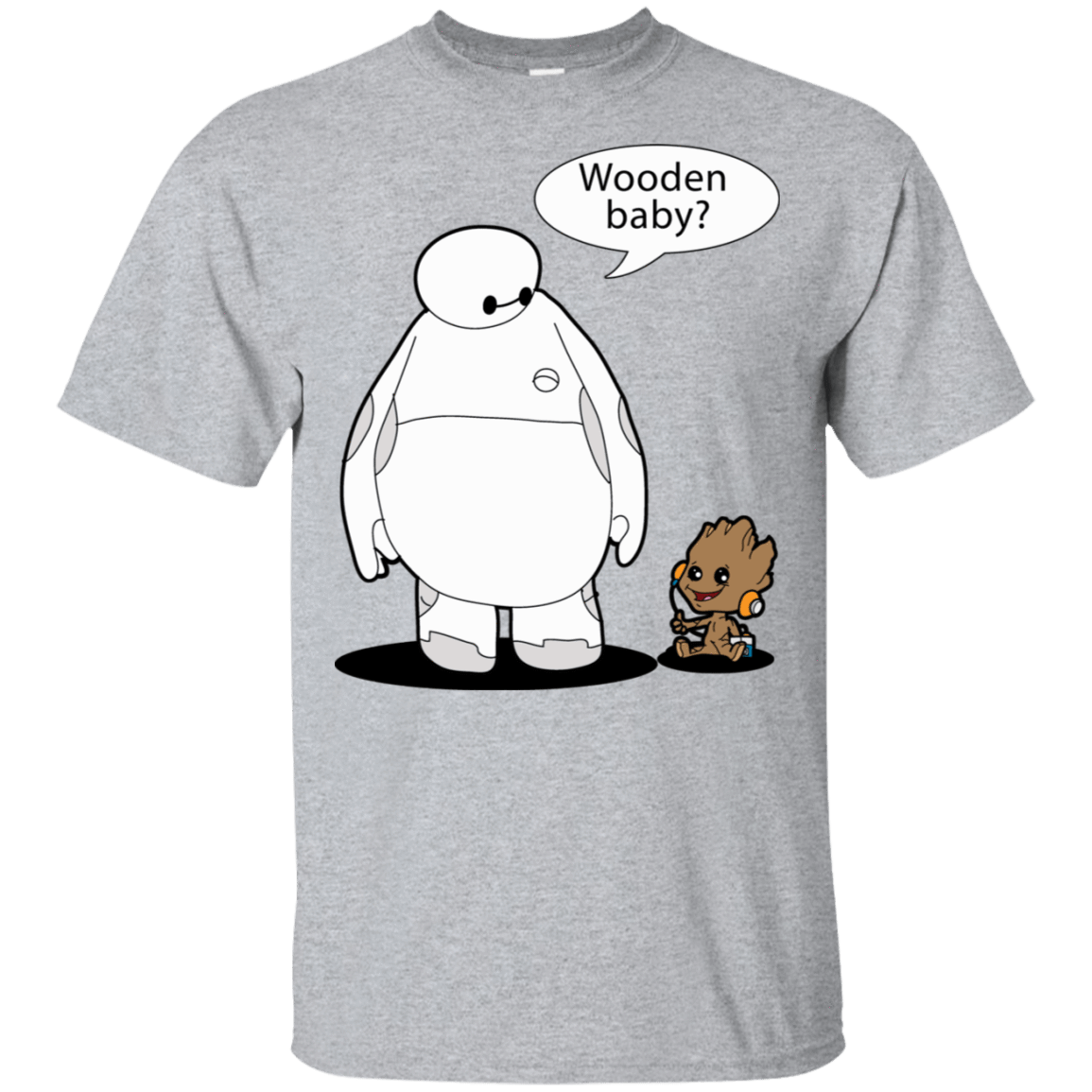 T-Shirts Sport Grey / S Wooden Baby T-Shirt