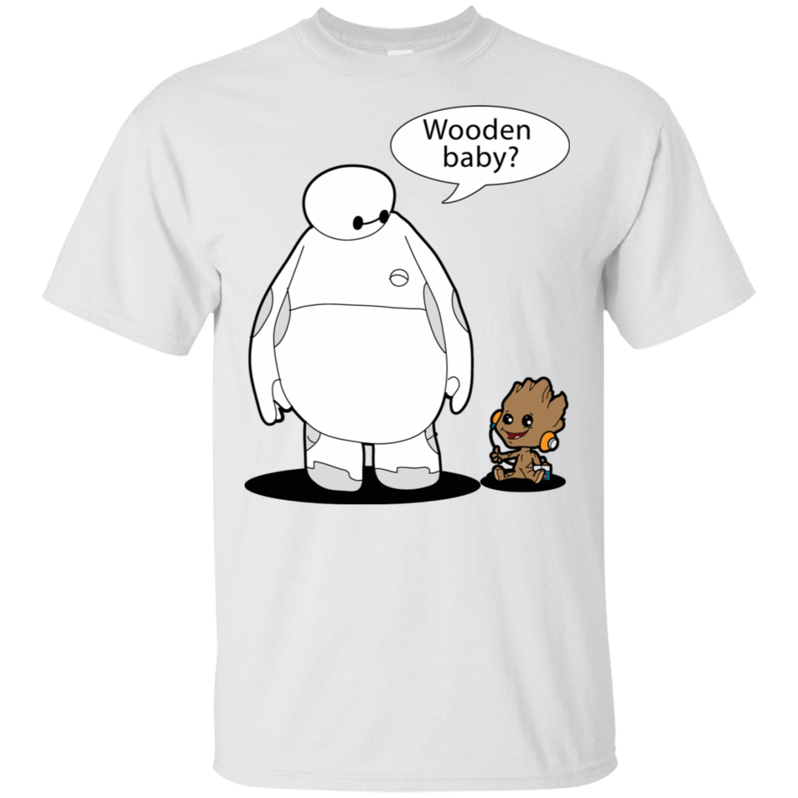 T-Shirts White / S Wooden Baby T-Shirt