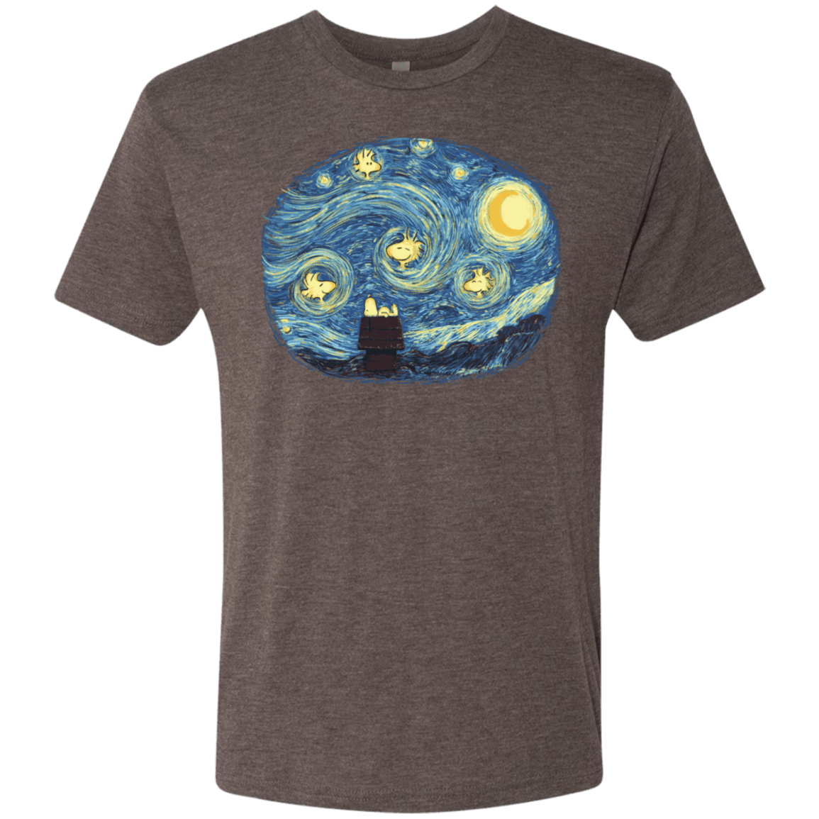 T-Shirts Macchiato / S Woody Night Men's Triblend T-Shirt