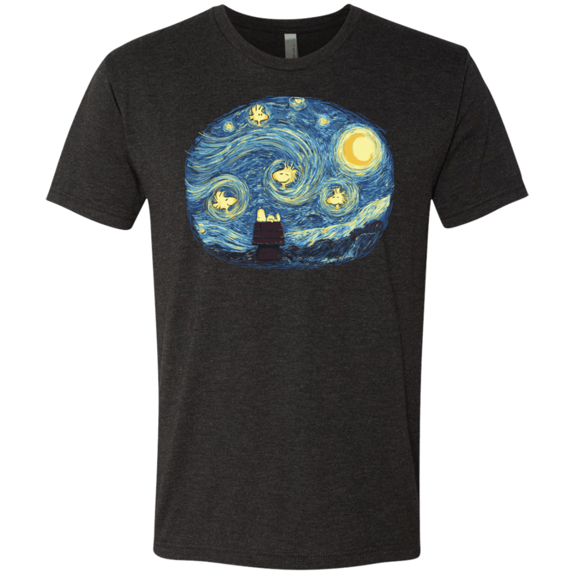 T-Shirts Vintage Black / S Woody Night Men's Triblend T-Shirt