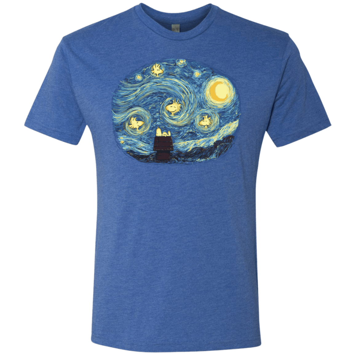 T-Shirts Vintage Royal / S Woody Night Men's Triblend T-Shirt