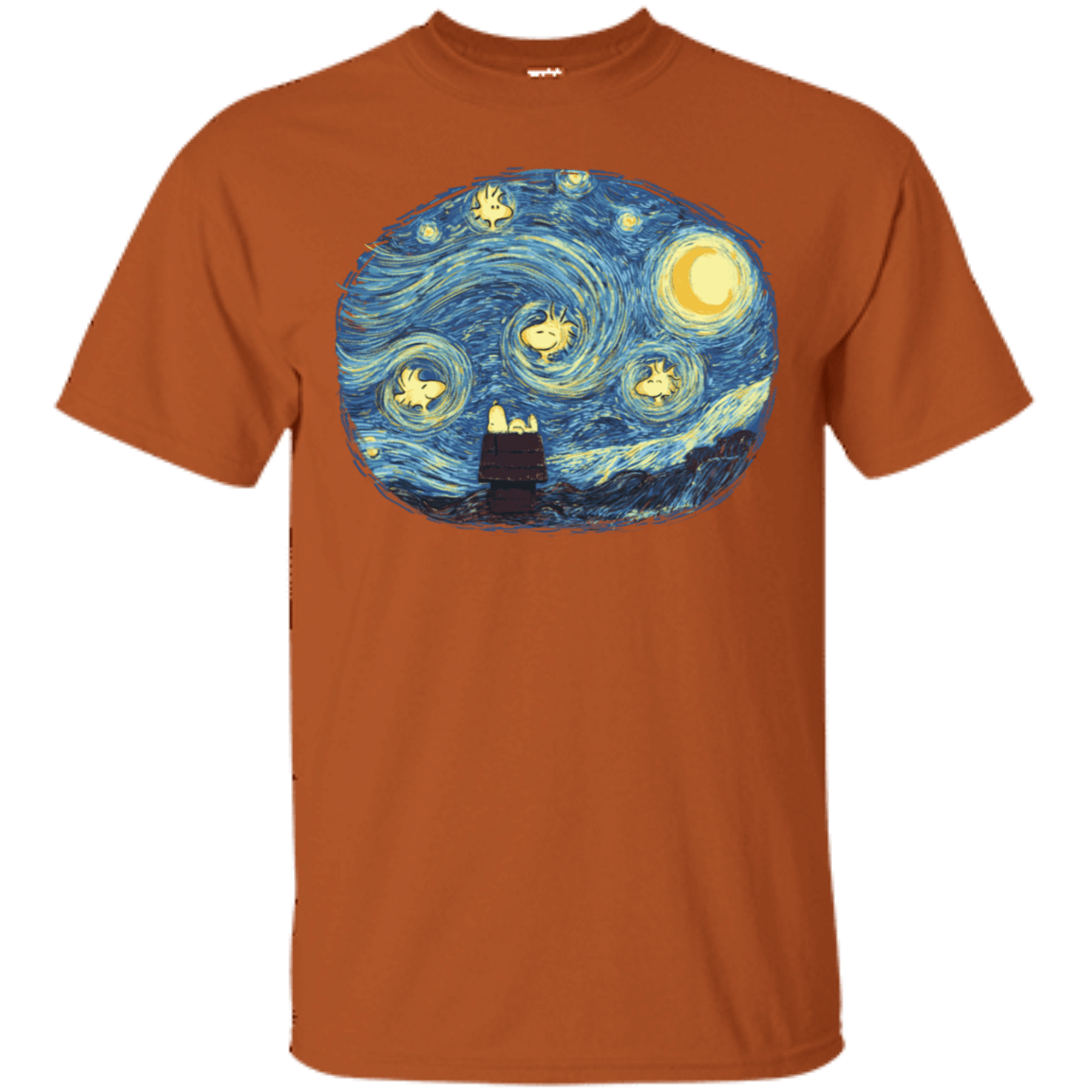 T-Shirts Texas Orange / S Woody Night T-Shirt