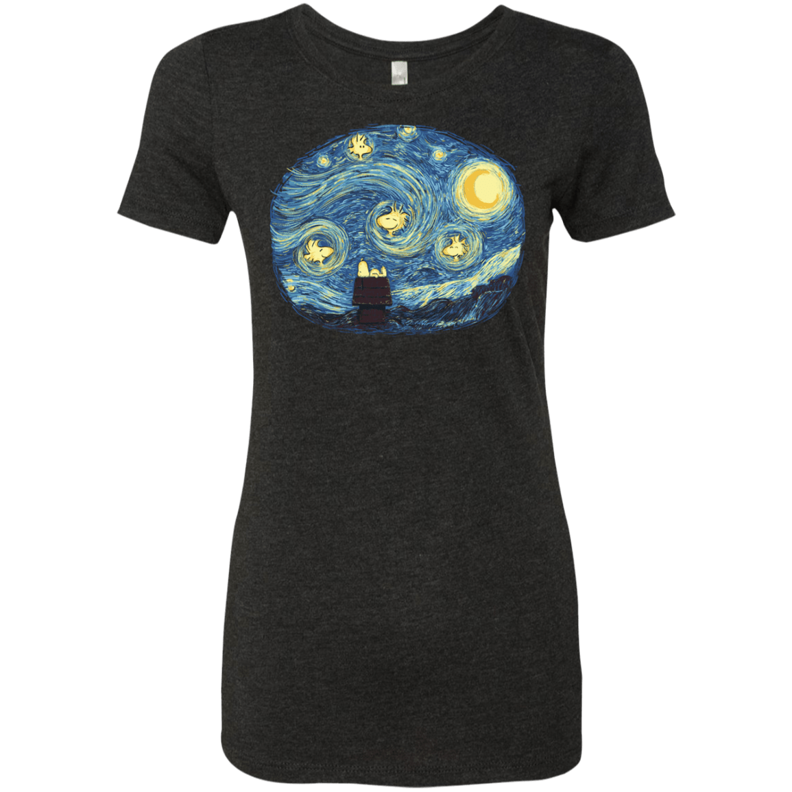 T-Shirts Vintage Black / S Woody Night Women's Triblend T-Shirt