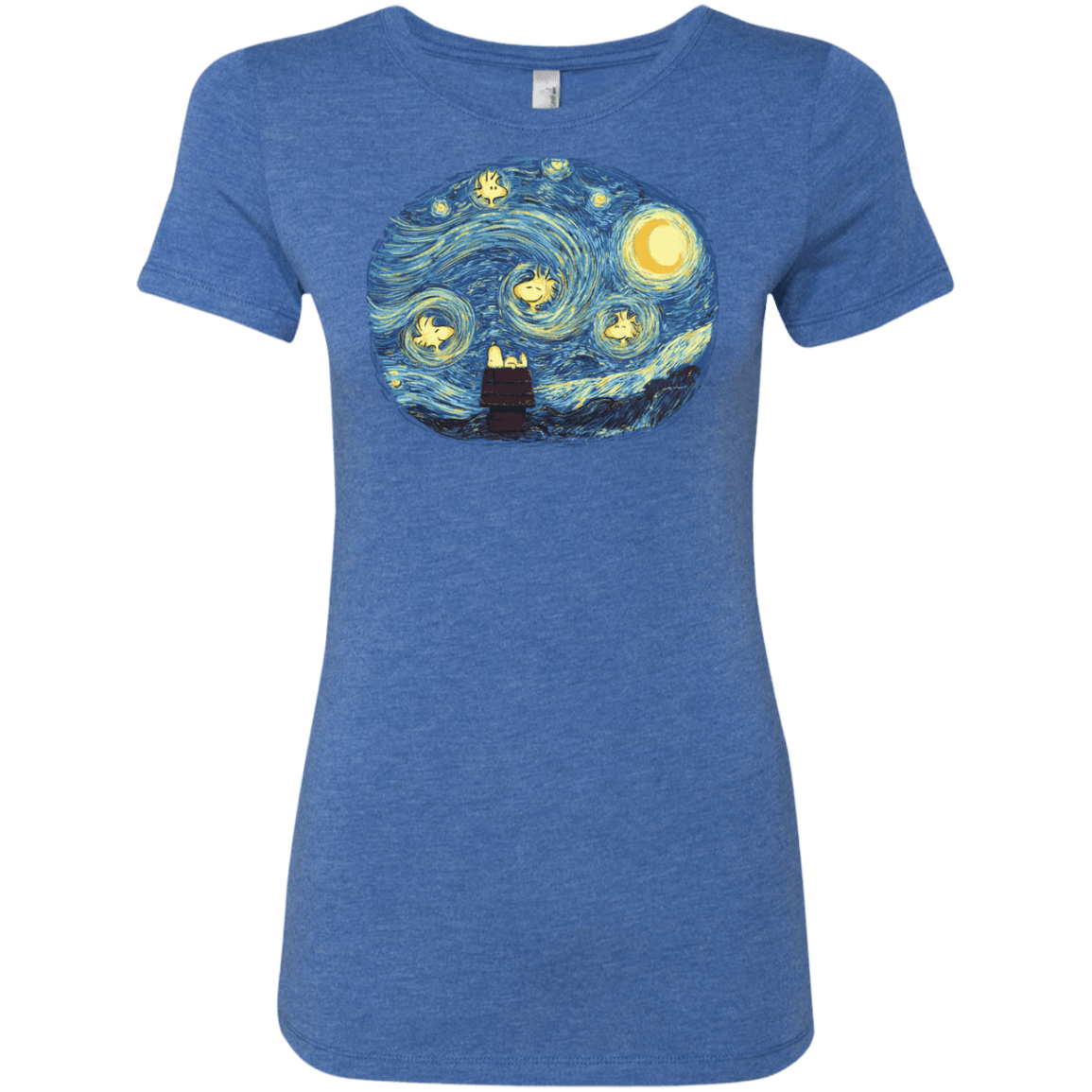 T-Shirts Vintage Royal / S Woody Night Women's Triblend T-Shirt