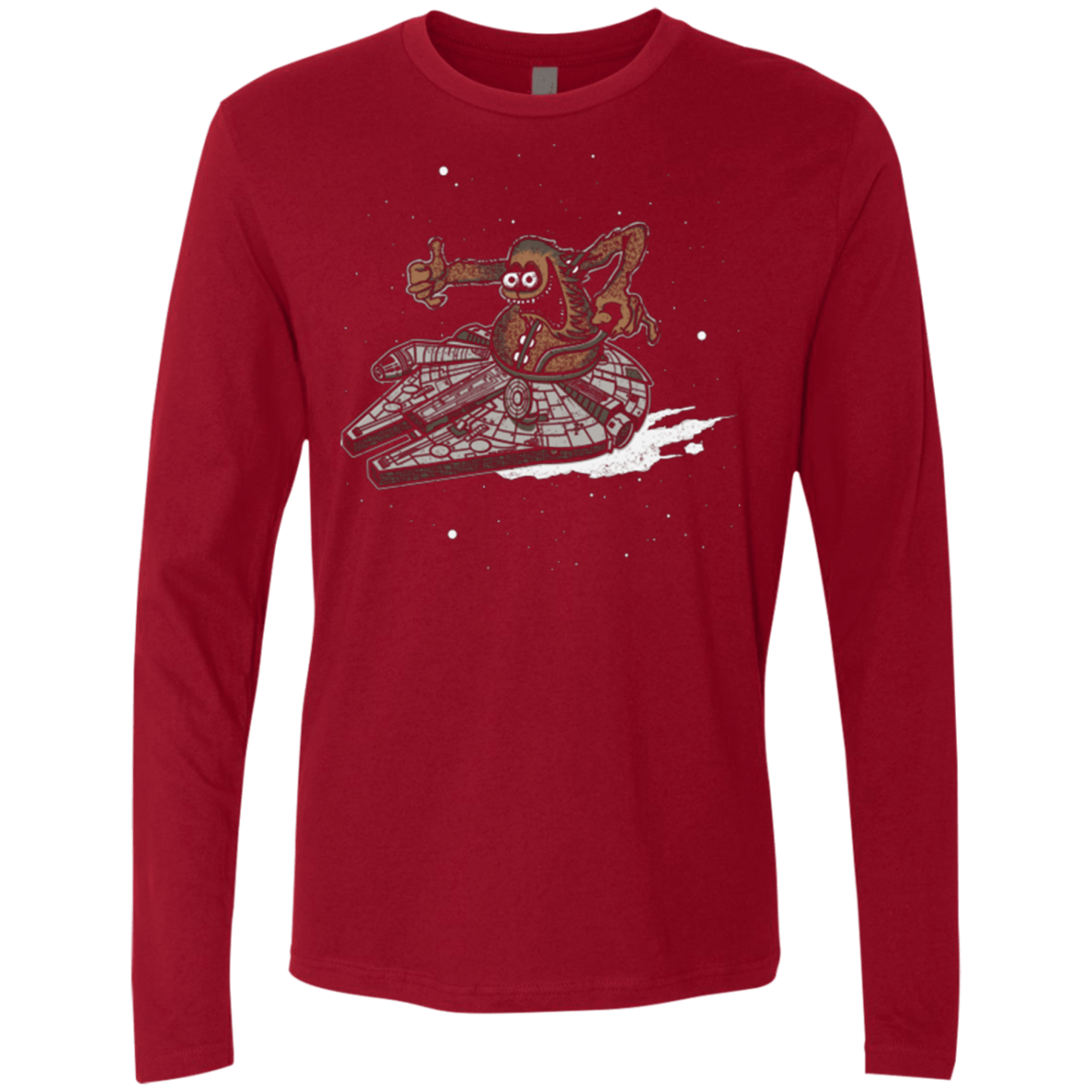 T-Shirts Cardinal / Small Wook Fink Men's Premium Long Sleeve
