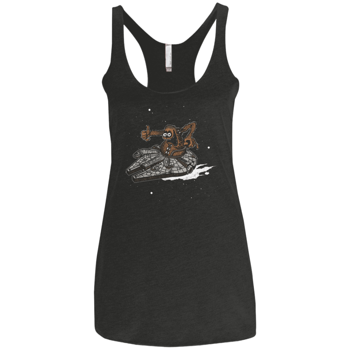 T-Shirts Vintage Black / X-Small Wook Fink Women's Triblend Racerback Tank