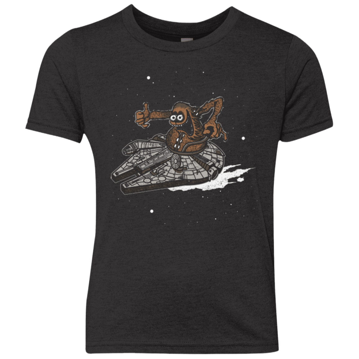 T-Shirts Vintage Black / YXS Wook Fink Youth Triblend T-Shirt