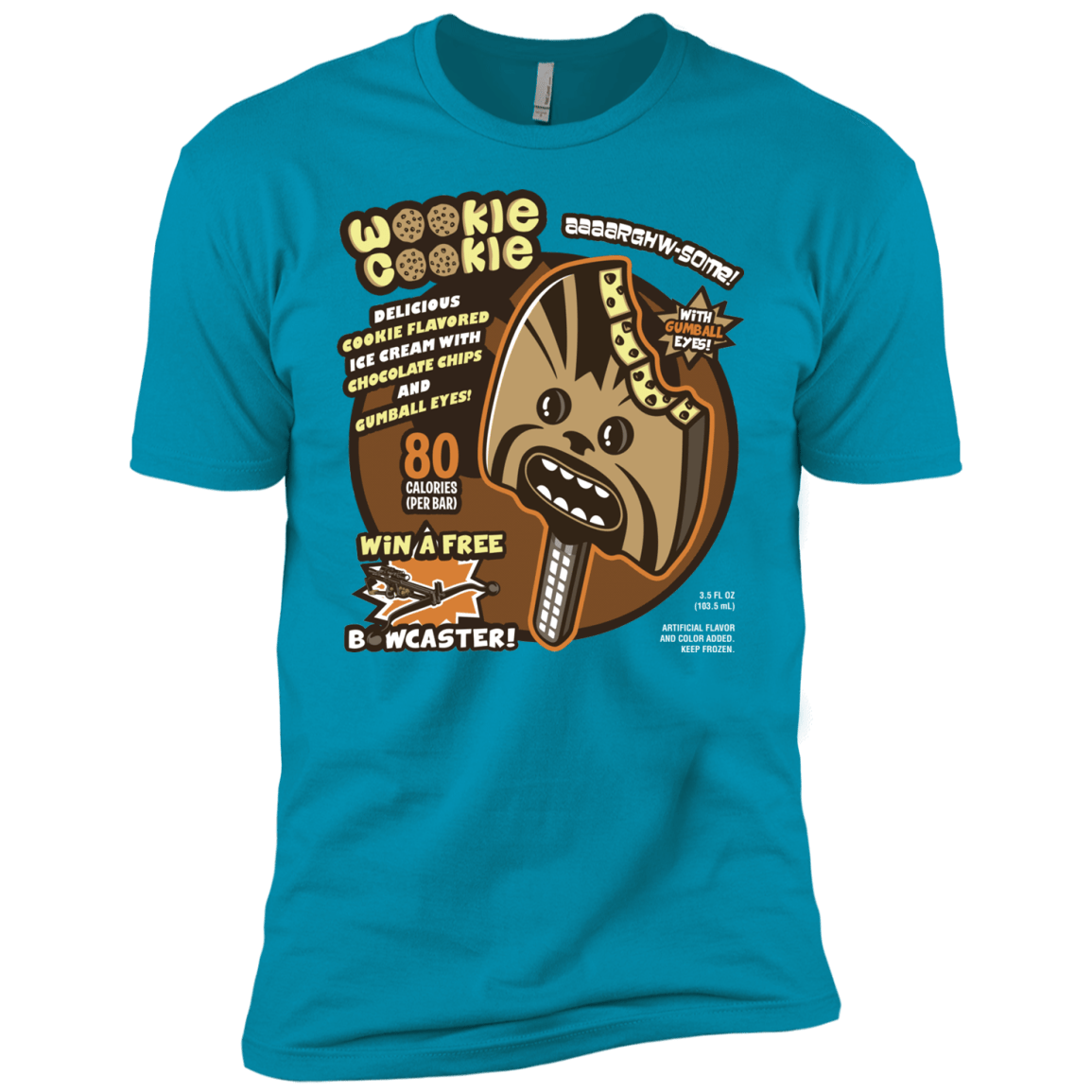 T-Shirts Turquoise / YXS Wookie Cookie Boys Premium T-Shirt