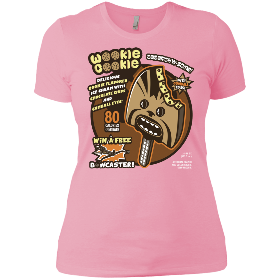 T-Shirts Light Pink / X-Small Wookie Cookie Women's Premium T-Shirt