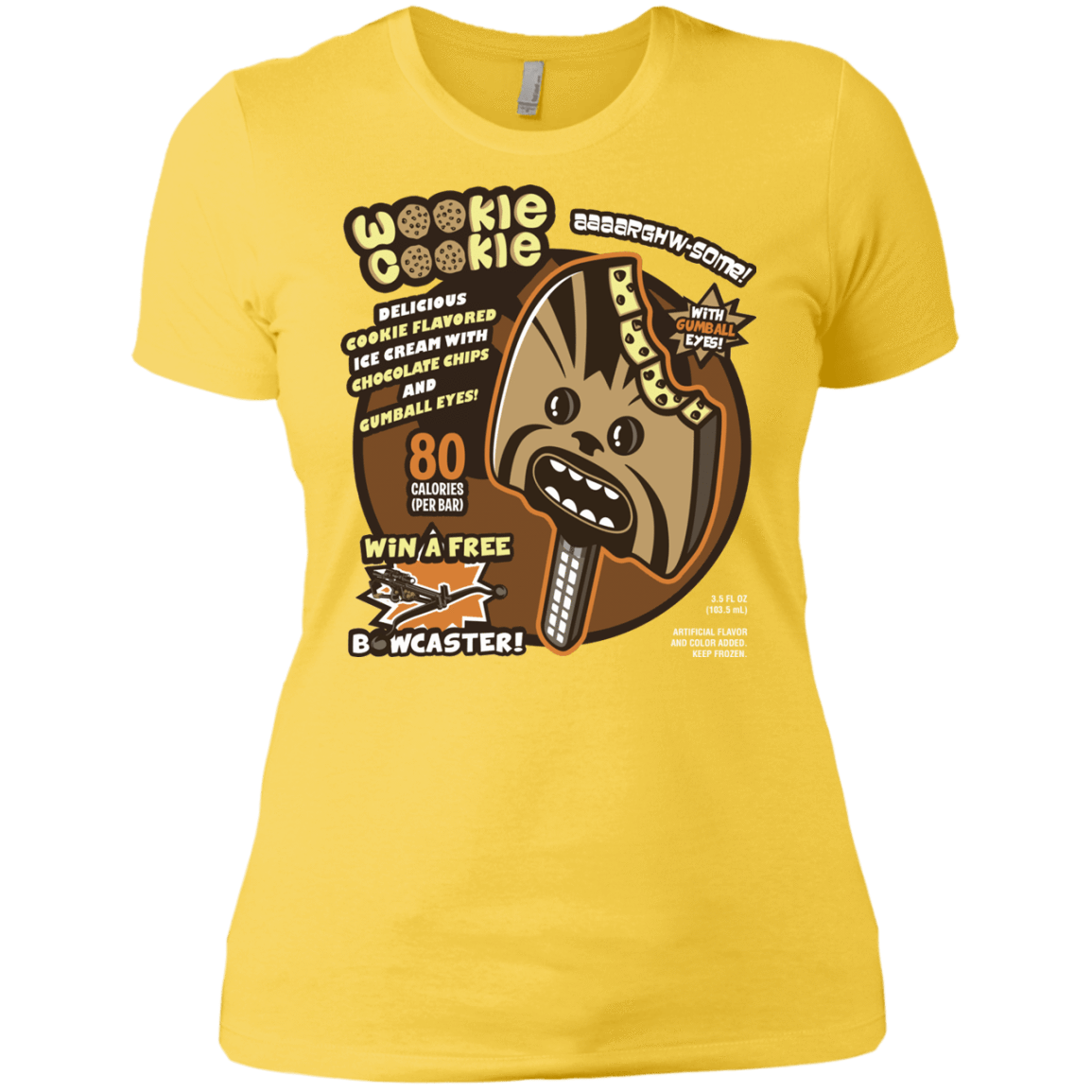 T-Shirts Vibrant Yellow / X-Small Wookie Cookie Women's Premium T-Shirt
