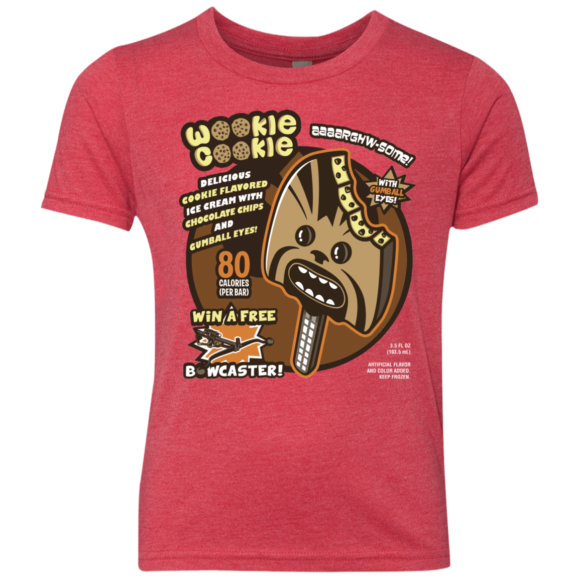 T-Shirts Vintage Red / YXS Wookie Cookie Youth Triblend T-Shirt