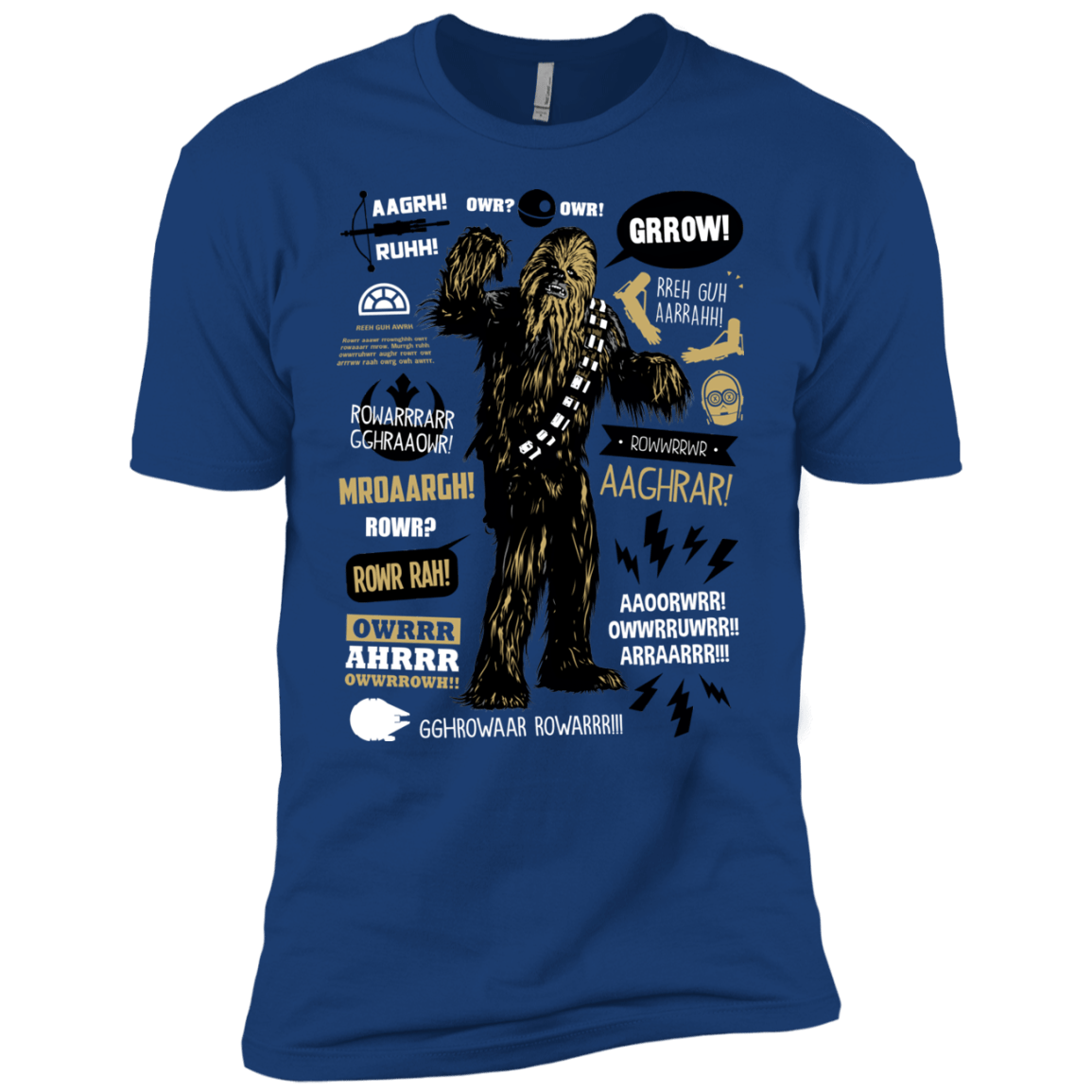 T-Shirts Royal / YXS Wookie Famous Quotes Boys Premium T-Shirt